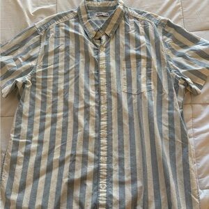 Sonoma Blue and Cream Striped Casual Shirt